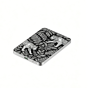 พาวเวอร์แบงค์ PD20W 15W 5000mAh ชาร์จเร็ว ตัวเรือนอะลูมิเนียม แบตเตอรี่แบบกึ่งโซลิดสเตท มาตรฐาน CCC ชาร์จไร้สายแม่เหล็ก พอร์ต Type-C น้ำหนักเบา - Product Image 1
