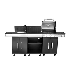 Certificado CE Aprobado Parrilla al aire libre 3.5kw por quemador lateral Barbacoa Parrilla al aire libre - Product Image 4