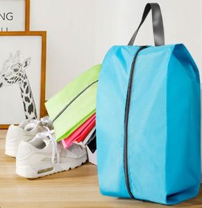 Bolsa Organizadora de Zapatos de Viaje con Logotipo Personalizado al por Mayor, Bolsa de Almacenamiento de Zapatos Impermeable de Poliéster Reciclado con Cremallera - Product Image 3