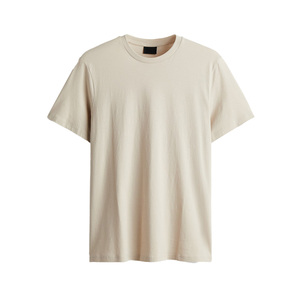 T-shirt à col rond confortable sans étiquette avec bande de cou sans couture et coutures latérales plates pour éviter les frottements et les irritations - Product Image 1