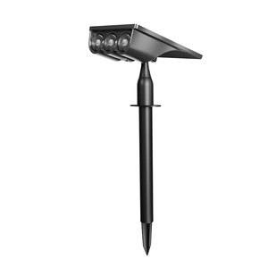 Projecteurs solaires encastrés pour pelouse, 3 LED, IP65, pour cour rurale, éclairage <span class=keywords><strong>solaire</strong></span> décoratif de jardin - Product Image 1