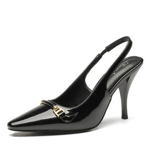 Zapatos Unisex de Tacón de Aguja de Cuero Genuino con Forro de Malla Calada, de Moda, Cómodos y con Punta, Novedad 2026 - Product Image 6