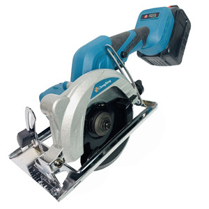 Sierra Circular Inalámbrica Recargable de Litio de 5 Pulgadas, Sierra de Mano de 125 mm, Máquina Portátil para Cortar Madera y Metal A01 - Product Image 1