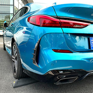 Adatto per <span class=keywords><strong>BMW</strong></span> <span class=keywords><strong>2</strong></span> serie F44 <span class=keywords><strong>Gran</strong></span> Coupe M 2020 sportive + parti di auto posteriore spoiler lato labbro laterale copri coltello a vento adesivo - Product Image 6