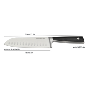 Kitchencare <span class=keywords><strong>2025</strong></span> Nhật Bản dao thép không gỉ Nhà bếp Santoku dao với nhựa xử lý - Product Image 5