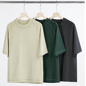 Camiseta Oversize de Alta Calidad, 300 g/m², Talla Grande, Algodón, Corte Holgado, Color Liso, Teñido, con Logotipo OEM, Blanca, para Hombre - Product Image 3