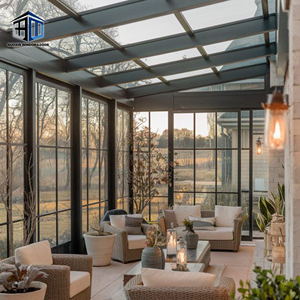 Panneaux en verre trempé NUOXIN en aluminium 6063-T6 haute résistance pour véranda, <span class=keywords><strong>jardin</strong></span>, extension <span class=keywords><strong>de</strong></span> maison, solarium, intimité - Product Image 3
