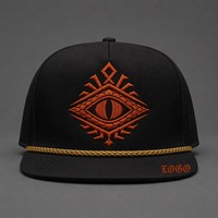 Casquette de baseball personnalisée avec broderie Old English, 5 panneaux, visière incurvée, style Dad Hat, streetwear urbain West Coast, vente en gros, faible MOQ