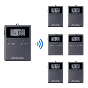 RC8860 Wireless Tour Guide System UHF Hajj <b>Walkie</b> <b>Talkie</b> Digital Air Band Waterproof IP Display Good Quality for Training - Product Image 6