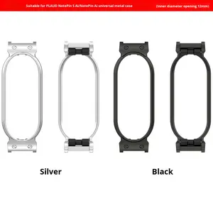 Compatible PLAUD Notepin S Ai Magic Tape Bracelet en alliage de zinc avec breloque Bracelet de montre Crochet Boucle Fermoir Taille unique pour tous les sports - Product Image 4
