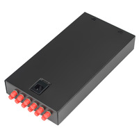 Boîtier de raccordement fibre optique 12 ports FC pour bureau, adaptateur complet, pigtail monomode, boîte de jonction FTTH pour rack intérieur