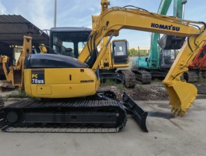 Miniexcavadora Usada Komatsu PC78US con Motor y Bomba de Cola Corta, Potencia de 45kW, 7.8 Toneladas, para Operaciones en Espacios Reducidos - Product Image 5
