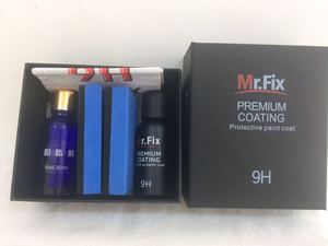 Paquete de cristalización automotriz Mr. FIX9H con agente desengrasante, impermeabilizante y antiarañazos 30ml+30ml - Product Image 4