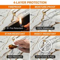 Paneles de Pared Modernos para Oficina, Yaerda, Cristal de Carbono WPC, Mural Geométrico Personalizado, Resistente al Fuego B1, Diseño Gráfico, Fácil Instalación