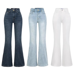 Nouveau pantalon évasé polyvalent pour femme, style américain, taille basse, longueur ras du sol, coupe large et audacieuse - Product Image 4