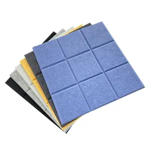 Ceiling Decorative Interior Polyester Fiber Acoustic Panel Soundproof Sound Absorbing Studio Art