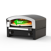 Parrillas de barbacoa de gas con logotipo personalizado de alta calidad y horno de pizza moderno Premium para exteriores, ideal para altas temperaturas