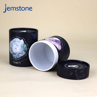 Boîte cylindrique recyclable personnalisée de graines de fleurs supplément de comprimés protéinés emballage en tube de papier carton kraft rond pour tisane