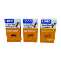 Boîtes d'emballage en papier pour appâts liquides anti-fourmis avec logo personnalisé, boîtes en papier de haute qualité pour petites entreprises