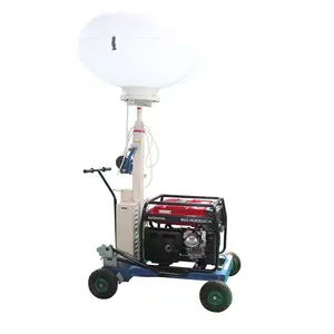 Construction Mobile Outdoor Light Tower Trailer Mounted Diesel Generator Mobile Lighting Tower