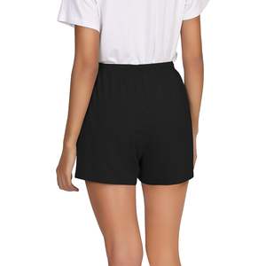 Shorts de pyjama personnalisés pour femmes en viscose de bambou, doux et extensibles, vêtements de nuit décontractés, bas de pyjama - Product Image 5