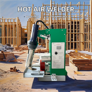 Machine à souder à l'air chaud LIUDU pour tissu d'ombrage extérieur / filets d'ombrage, bannière, tente, bâche, soudeuse de poche en PVC, soudeuse plastique - Product Image 2