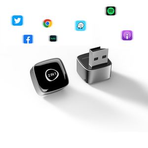 Adaptador Inalámbrico ODM Mini Carplay Android Auto, Nuevo Dongle USB Pequeño <span class=keywords><strong>2</strong></span> en 1 para Coche, Convertidor Apple, Adaptador Inalámbrico - Product Image 1