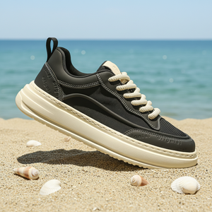 <span class=keywords><strong>Chaussures</strong></span> de sport pour hommes, style designer élégant, respirantes, semelle souple, confortables, antidérapantes, pour la marche quotidienne et décontractée - Product Image 1