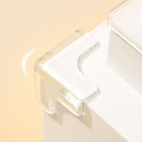 Protection d'angle en L pour table, protection d'angle en plastique pour la sécurité des enfants, matériau de protection épaissi amortissant