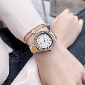 Scottie 9617 nuevo diseño flor esfera impermeable massionate diamante cuarzo Acero inoxidable relojes para mujer lujo - Product Image 3