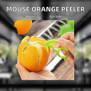 Mini éplucheur d'orange promotionnel Sunshine Gadgets de cuisine de poche en anneau en forme de souris en plastique PP pour une utilisation facile dans la salle de bain - Product Image 2