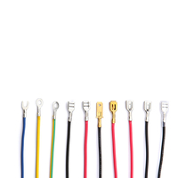 Connecteur rapide Faston 2.8/4.8/6.3mm 110/187/250, bornes mâle/femelle, interrupteur à bouton LED, faisceau de câbles d'alimentation