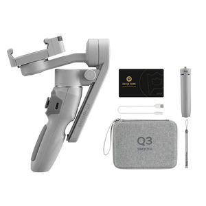 Envío aéreo JHD ZHIYUN SMOOTH <span class=keywords><strong>Q3</strong></span> Smartphones Gimbal 3-Axis Flexible Phone Handheld Stabilizer con luz de relleno para iPhone Xiaomi - Product Image 1