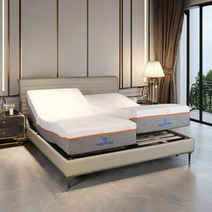 Wireless Remote Control Adjustable <b>Bed</b> With Massager Motor Adjustable <b>King</b> Smart <b>Bed</b> Frame D0181 <b>Bed</b> <b>King</b> <b>Size</b> D0181 D0 - Product Image 1