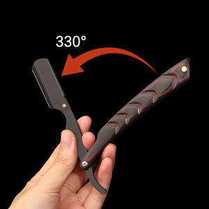 Custom Logo Salon PREMIUM Quality Hiar <strong>Cut</strong> <strong>Throat</strong> Shave Straight <strong>RAZOR</strong> Professional Master <strong>Vintage</strong> Straight Edge Barber <strong>Razor</strong> - Product Image 5