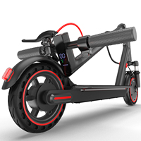Trottinette électrique pliable USA Stock 350W 36V avec batterie, contrôle par application, suspension avant, charge maximale 120kg, prise US, CE