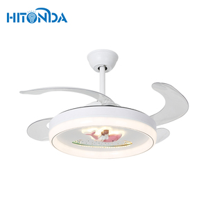 Chất lượng cao nhà máy bán hàng trực tiếp AC 6-tốc độ điều khiển từ xa ánh sáng Quạt trần hiện đại với ánh sáng LED - Product Image 1