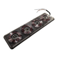 Pièces de système d'éclairage de camion de haute qualité, feux arrière LED en forme de cyclone, 24V 33CM 46CM, universels pour camion et remorque