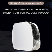 Kit de purification d'eau par osmose inverse électrique pour toute la maison, sous l'évier, avec réservoir en plastique pour usage domestique et hôtelier