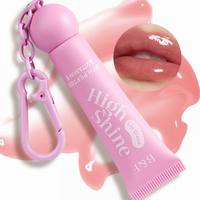 Gloss à lèvres naturel hydratant effet brillant, marque privée, fini verreux haute brillance, repulpant aux peptides, effet jus de fruit