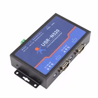 Convertitore Seriale USR-N520 da RS232/RS485 a Ethernet TCP/IP con Modbus RTU a TCP e Web Server, DC 5-36V, Garanzia 2 Anni