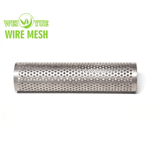 Nhà máy tùy chỉnh SS 304 316L kim loại đục lỗ lưới lọc ống/xi lanh/ống - Product Image 6