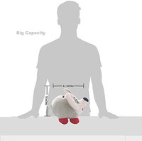 Tirelire en peluche de souris amusante personnalisée en gros Tirelire unisexe en coton avec logo brodé Matériau de remplissage PP