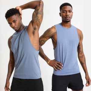 Custom Men Vest Sleeveless Workout Moisture Wicking Muscle Athletic Fitness Wear Basketball Casual Sports - Product Image 2