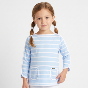 Camisa informal occidental ODM Ropa sostenible para niñas de 4 a 5 años - Product Image 1