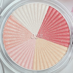 Palette <span class=keywords><strong>de</strong></span> <span class=keywords><strong>contour</strong></span> et d'enlumineur pressé 5 couleurs 13g, poudre vegan haute pigmentation, maquillage éclaircissant pour le visage, marque privée - Product Image 3