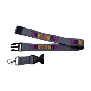 昇華プリントロゴ入りポリエステル製ネックストラップ、安全ブレイクアウェイクラスプとキーリングフック付き、IDカードホルダー、販促、フェスティバル用 - Product Image 3
