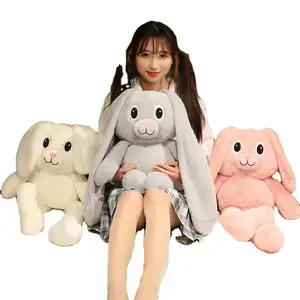 Tiktok, лидер продаж, милые мягкие плюшевые пелучи, кролик, длинное ухо, пасхальный пушистый кролик, кукла, детская игрушка, кролик для детей