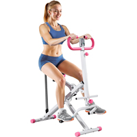 Banc d'exercices pliable pour entraînement de force en intérieur, machine abdominale pour exercices de fitness et de cyclisme