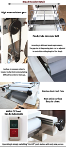 Máquina automática para hacer tostadas de acero inoxidable, HDR-380, gran oferta - Product Image 6